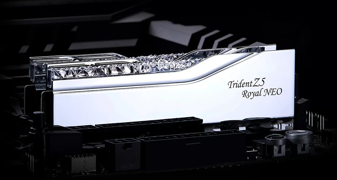 G.Skill Dimm 32 Gb Ddr5-6000 (2x 16 Gb) Dual-Kit (Plata, F5-6000j2636h16gx2-Tr5ns, Trident Z5 Royal, Amd Expo) F5-6000j2636h16gx2-Tr5ns