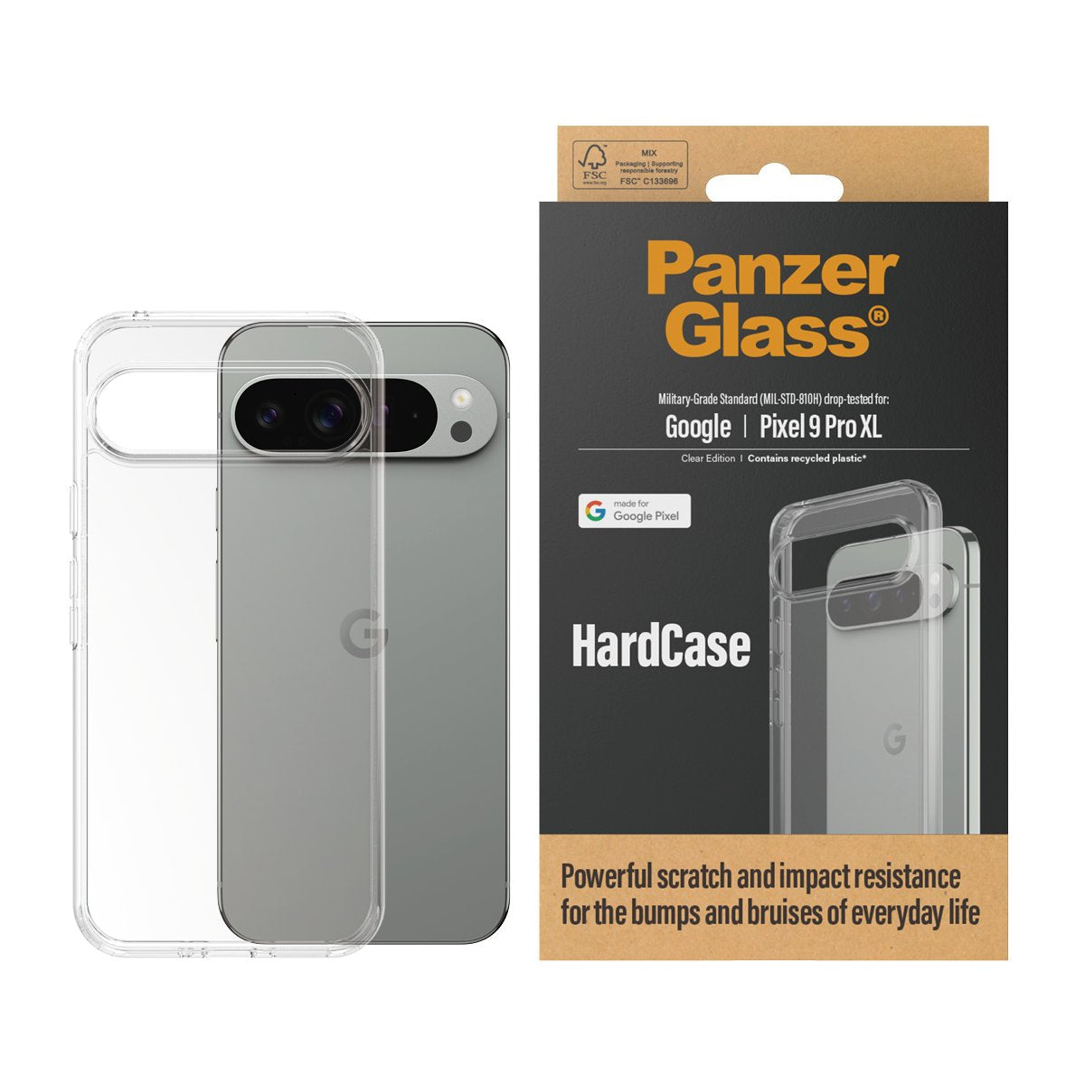 EAN 5715685000607 - PanzerGlass ® HardCase Transparent Google Pixel 9 Pro XL funda para teléfono móvil Transparente imagen 2