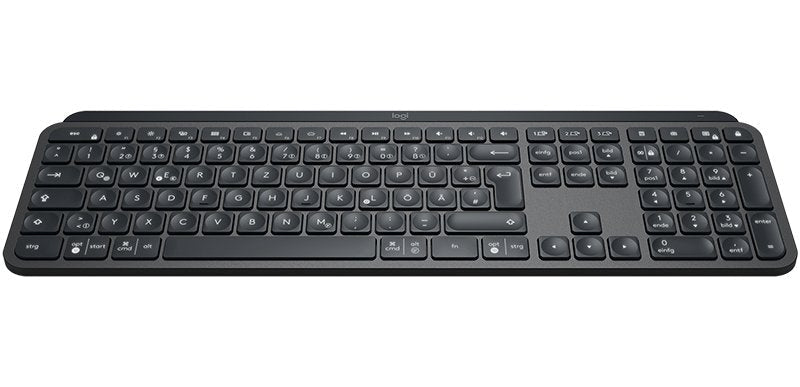 Logitech Keyboard Mx Keys Adv. Wl [De] Graphite  Ohne Handballenauflage