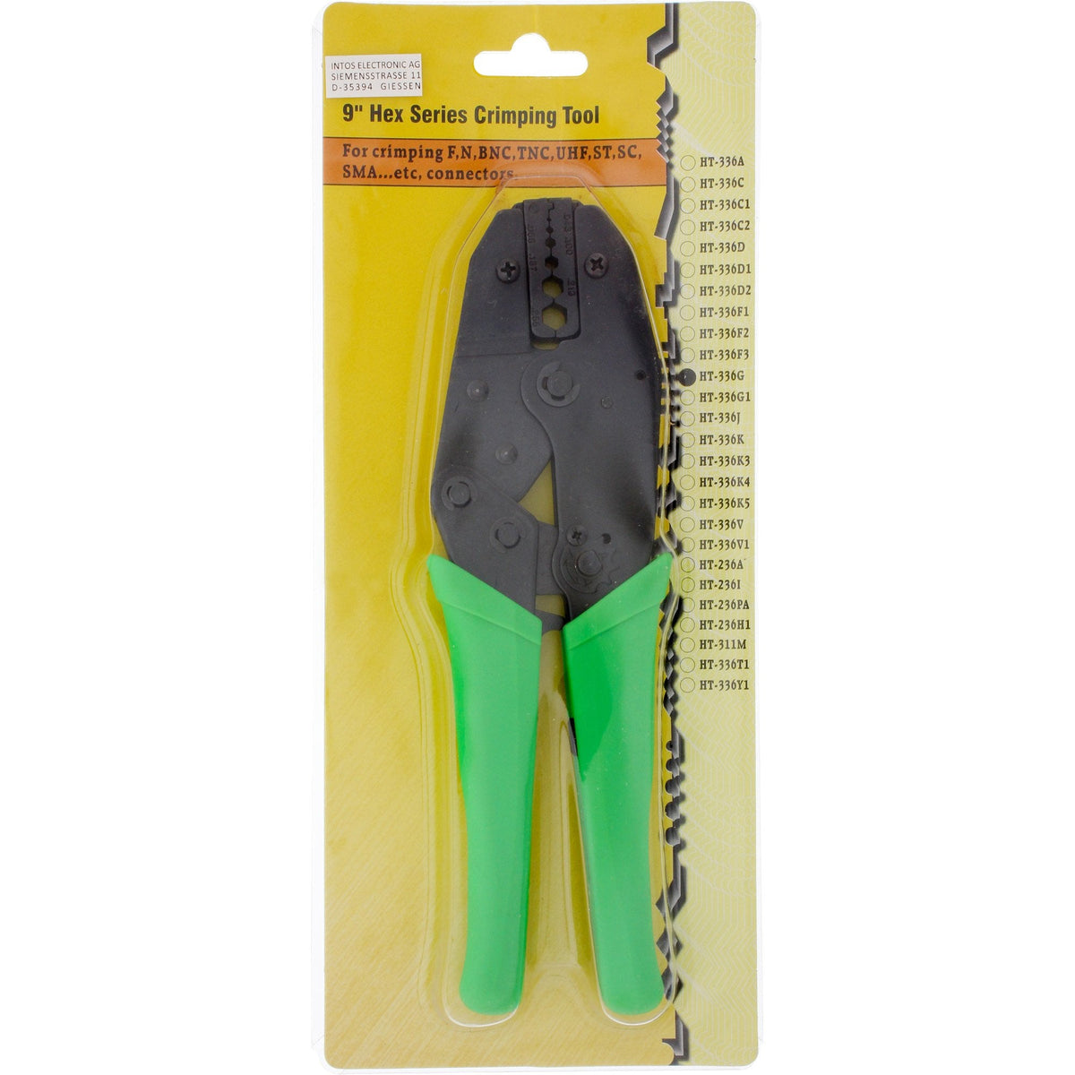 Crimpadora Inline Coax Ht-336g Para Rg 58.59.62.174 Wbc 110 195/200 240