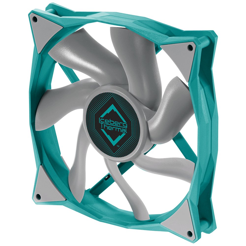 Ventilador Iceberg Thermal Icegale - 140 Mm Verde Azulado