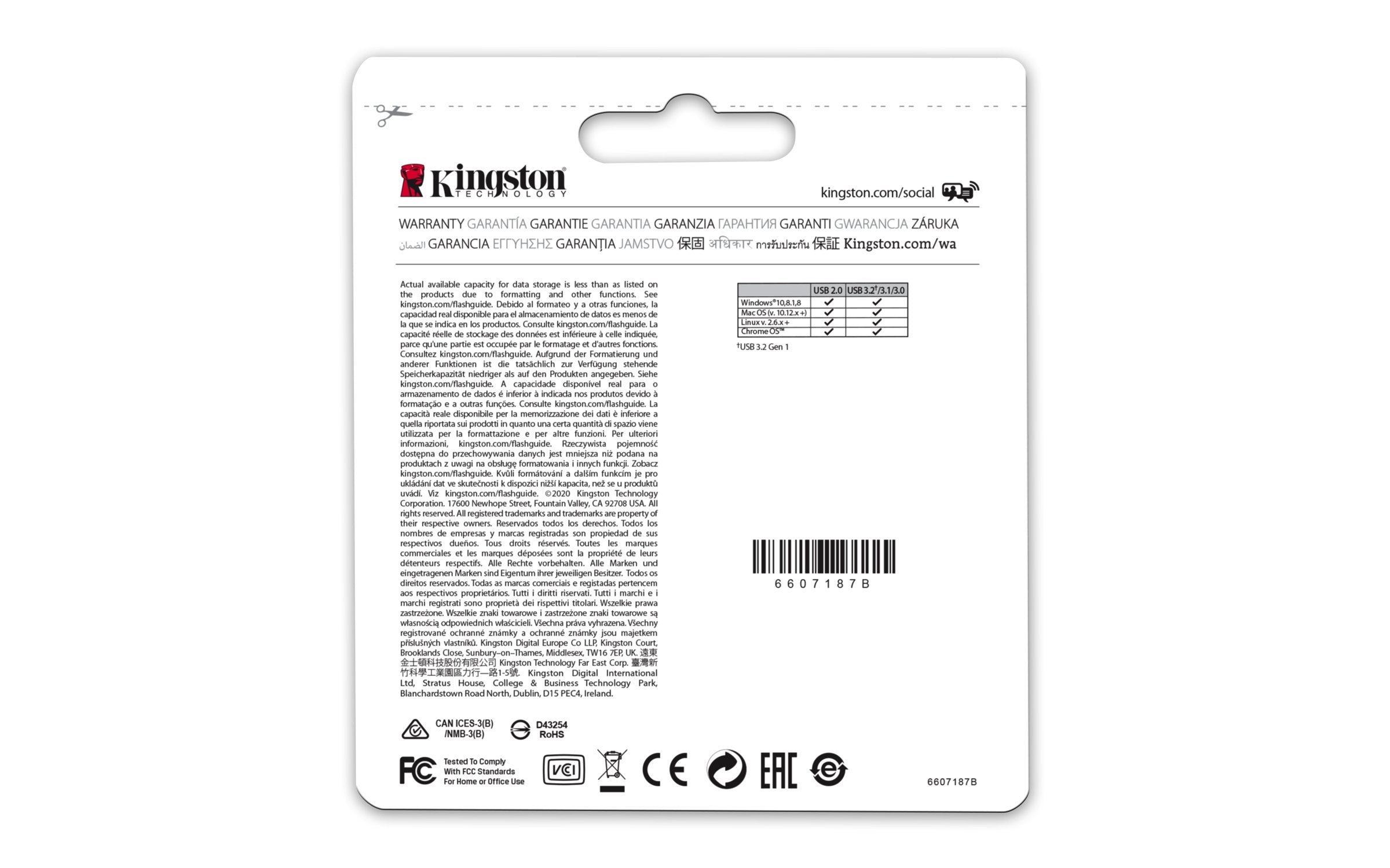 EAN 0740617328028 - Kingston Technology DataTraveler Micro unidad flash USB USB tipo A 3.2 Gen 1 (3.1 Gen 1) Plata imagen 5