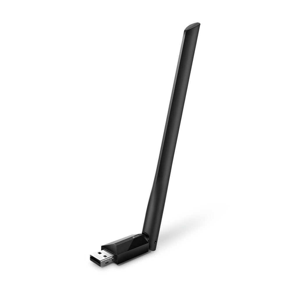 Usb Wifi Dualband Tp-Link Archer T600u Plus Ac600 200mb En 2,4ghz Y 433mb En 5ghz Usb2.0 Con Antena De Alta Ganancia 5dbi