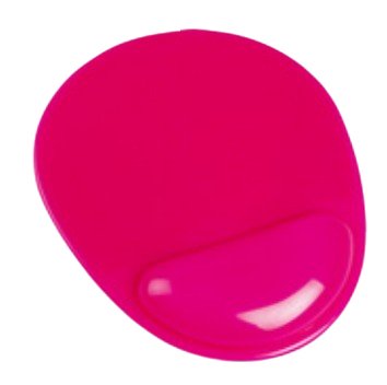 Alfombrilla Para Raton Q-Connect Reposamu  Ecas De Gel Pvc Color Rosa 210x245x20 Mm
