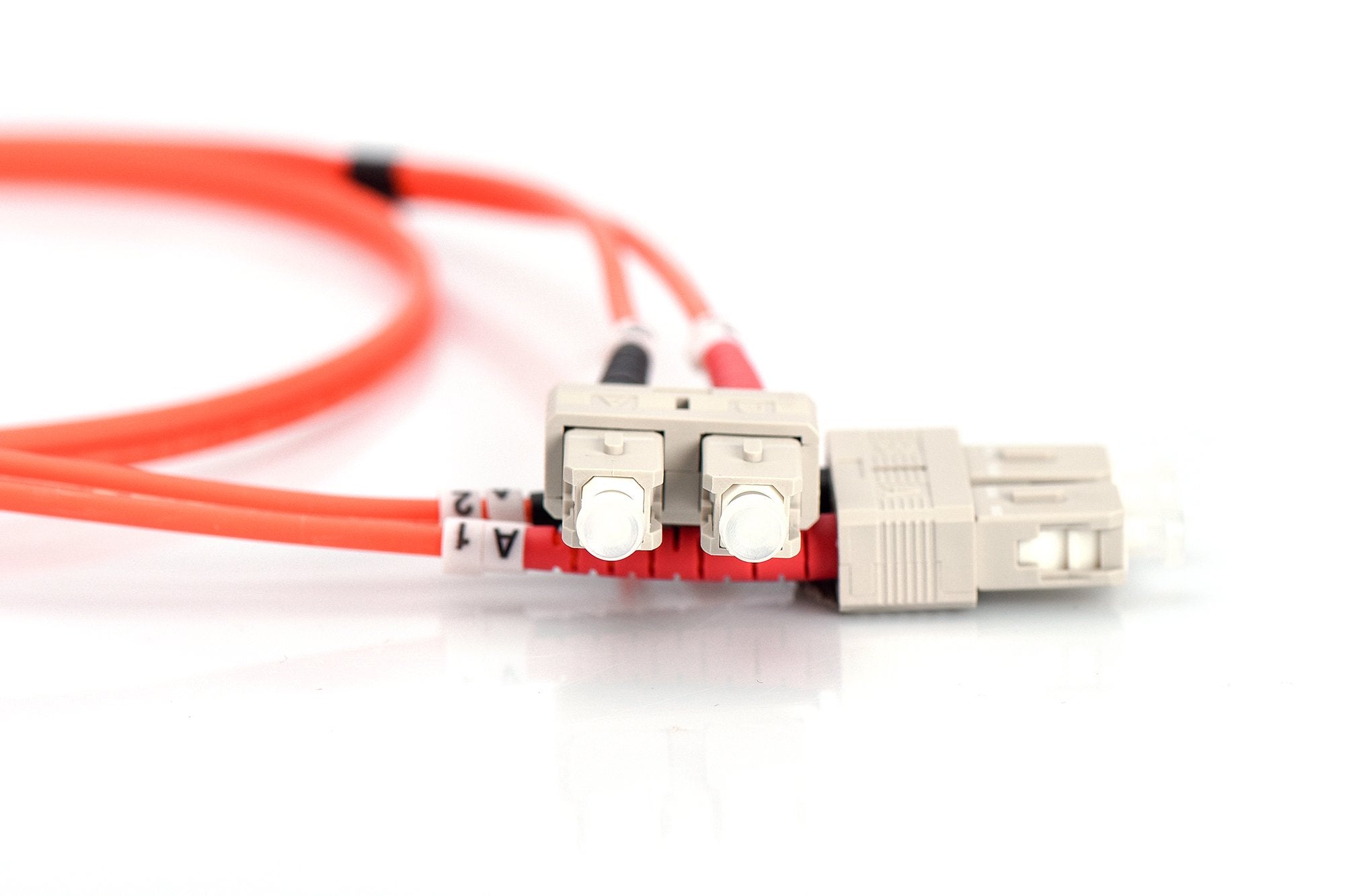 Digitus Dk-2522-01 Cable De Fibra Optica 1 M Om2 Sc Grey,Orange