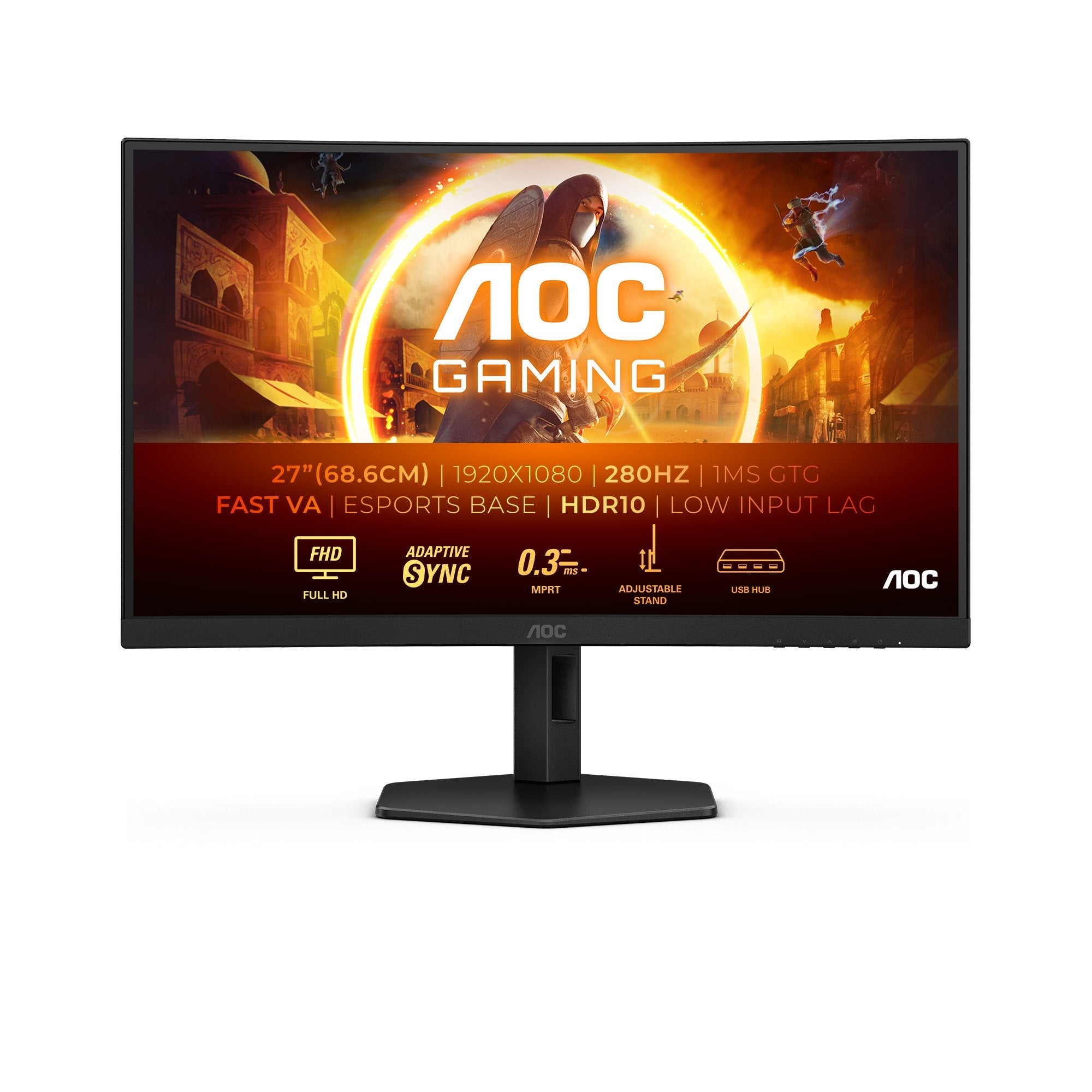 EAN 4038986181488 - AOC G4 C27G4ZXU pantalla para PC 68,6 cm (27") 1920 x 1080 Pixeles Full HD LED Negro imagen 1