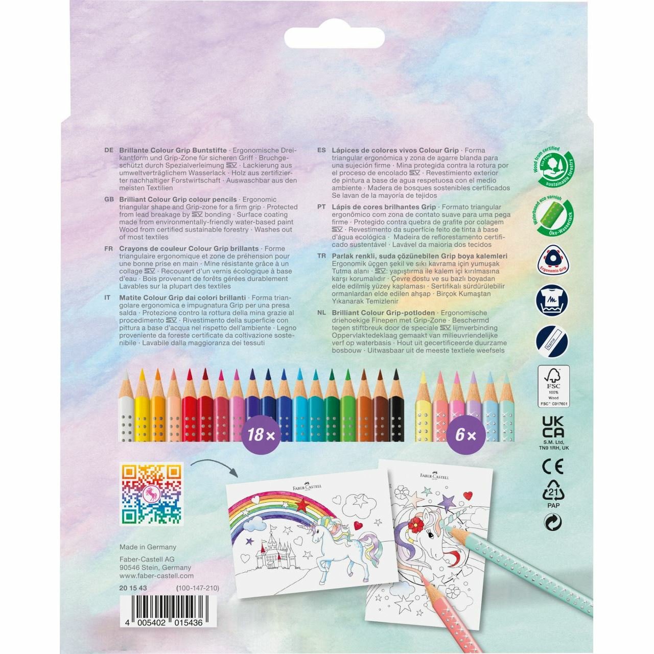 Faber-Castell 201543 Lápiz De Color 24 Pieza(S)