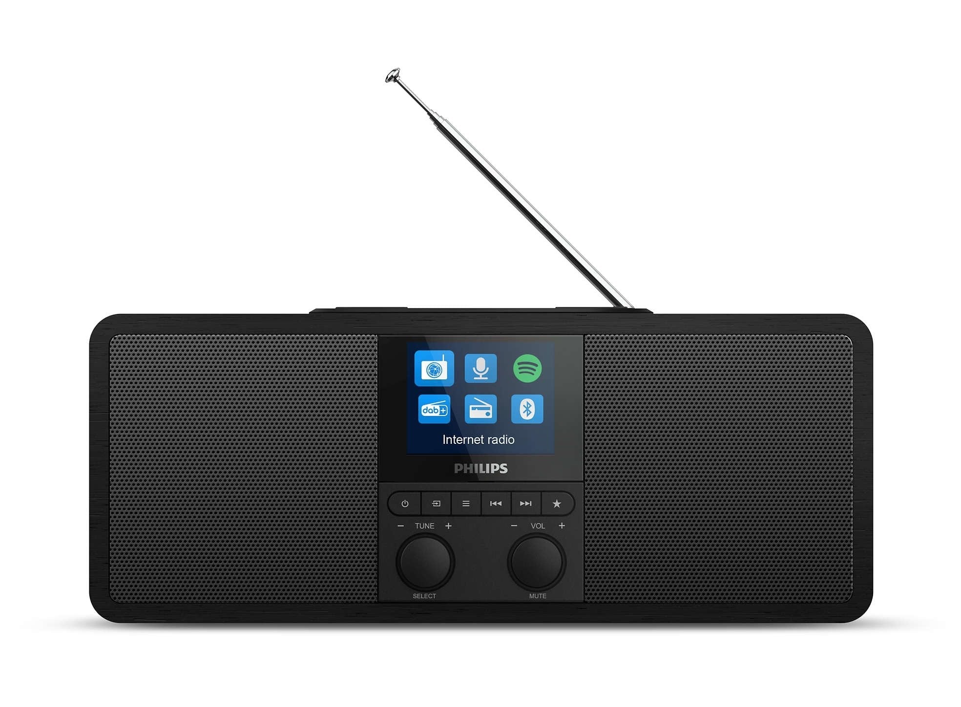 Radio Philips Tar8805/10 Internet Digital Negro