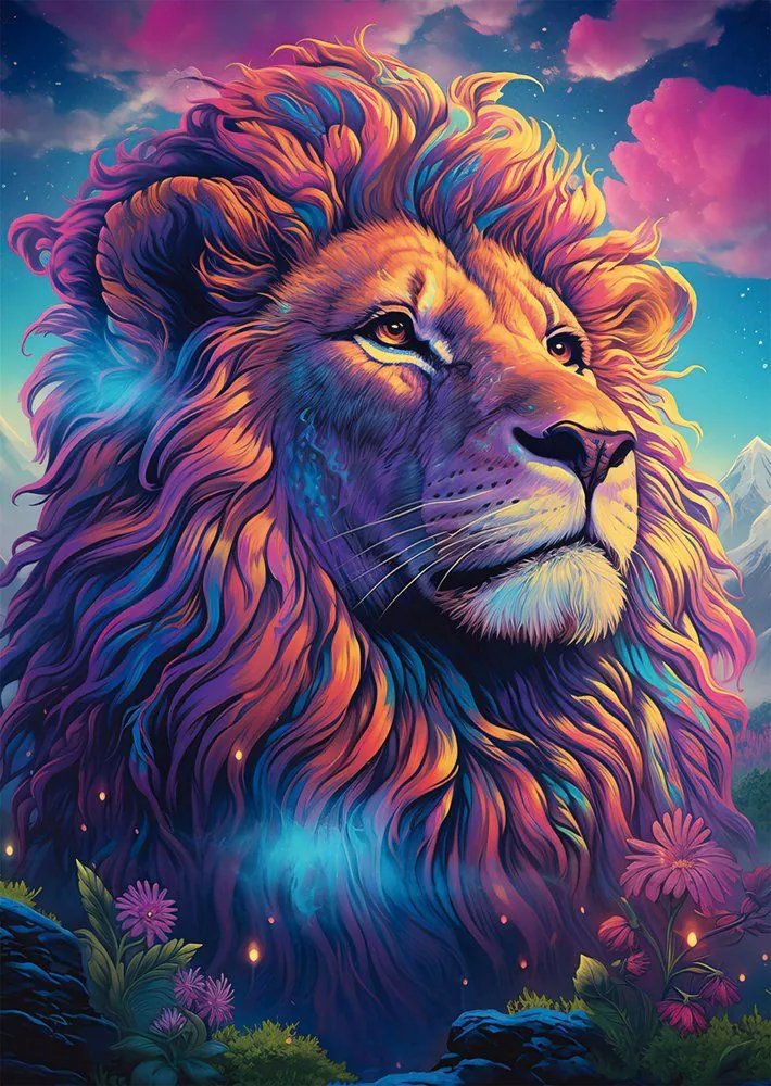 Puzzle Schmidt Games León En El Viento De Color  59783