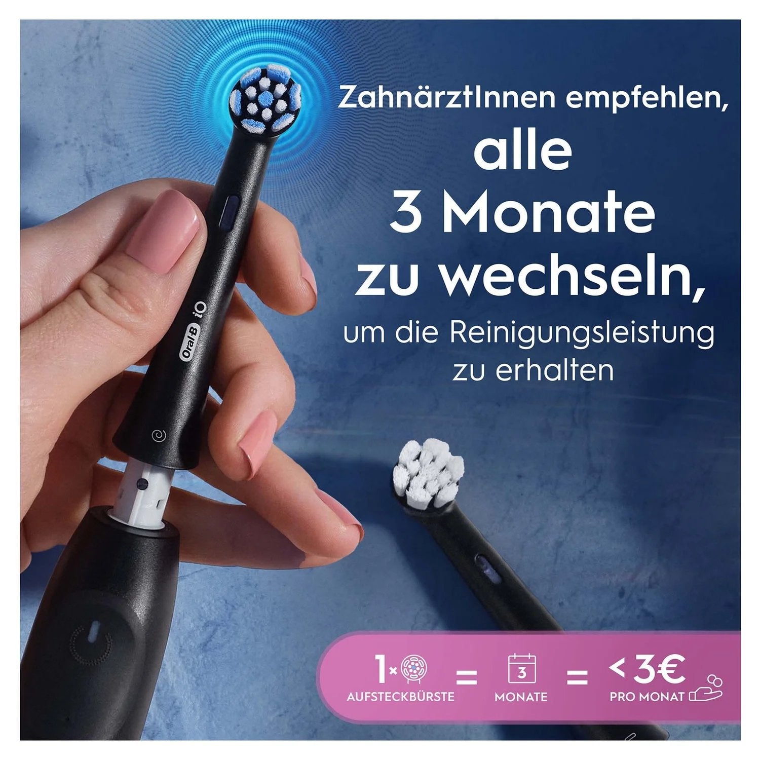 Oral-B Io Aufsteckbürsten Sanfte Reinigung Black 4er