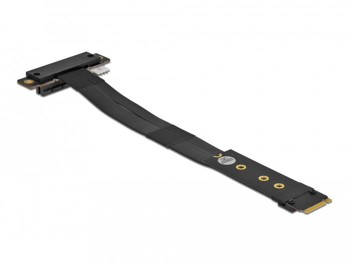 Delock 64132 Adaptador M.2 Clave M A Pcie X4 Nvme En Ángulo Con Cable De 20 Cm