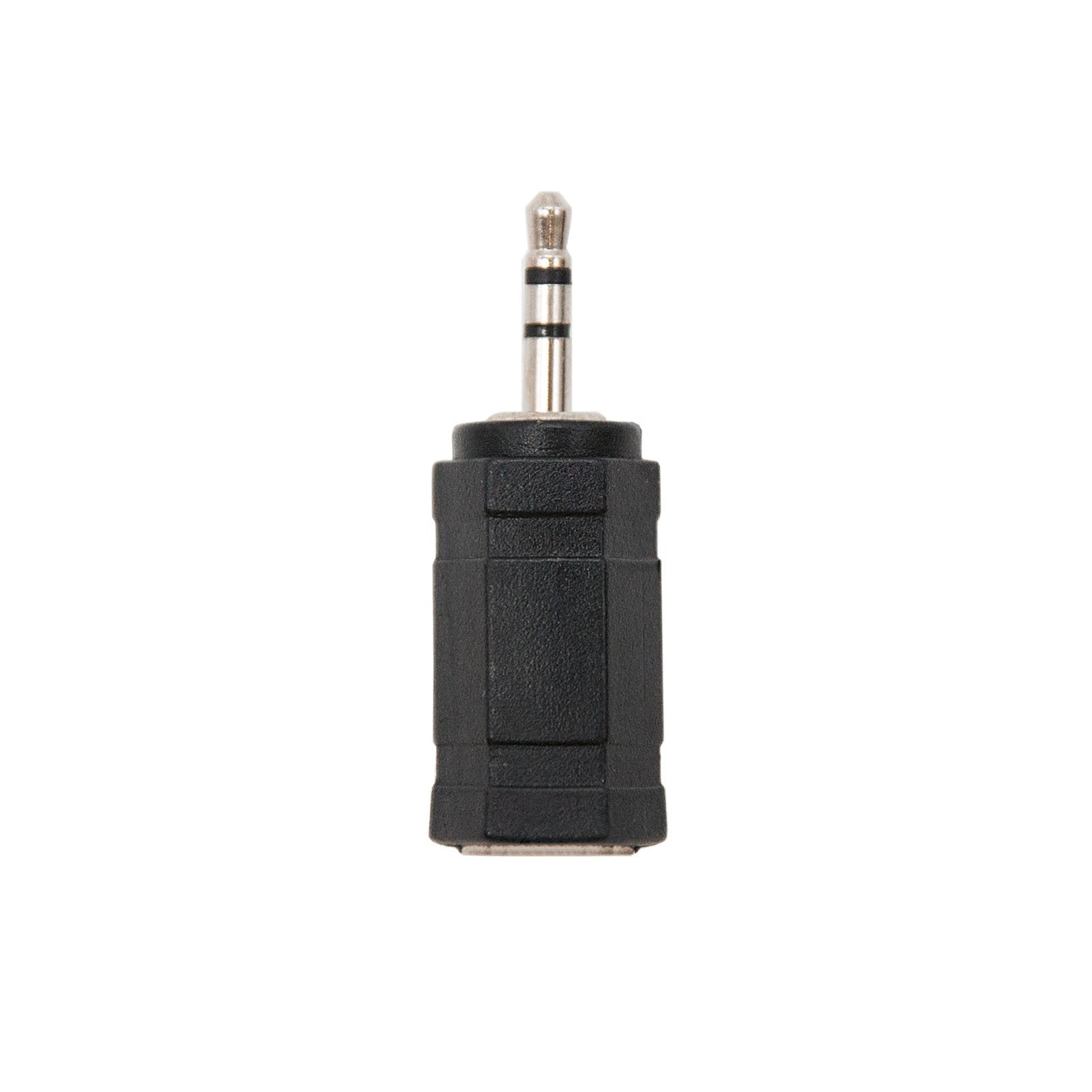 Adaptador De Audio Estéreo Jack 2.5mm-H A Jack 3.5mm-M · Negro