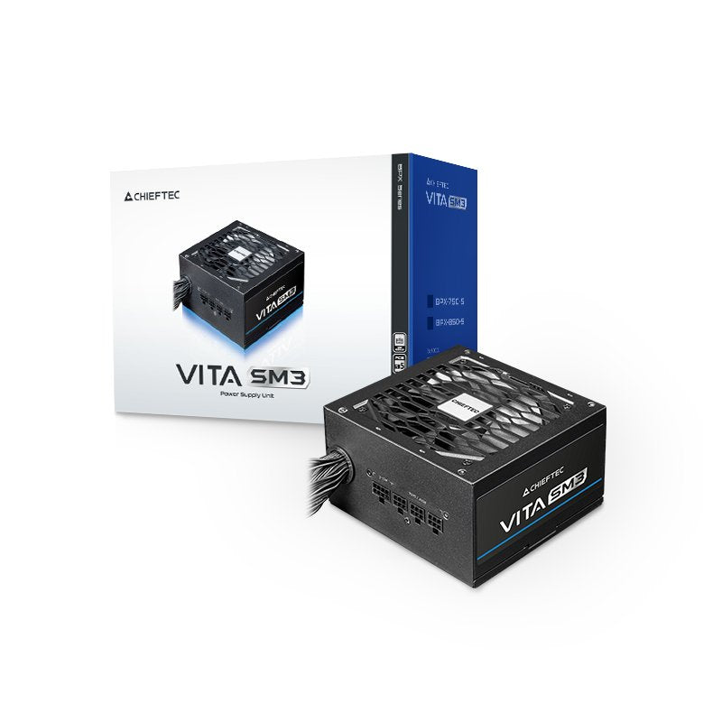 EAN 0753263079244 - Chieftec Vita BPX-650-C unidad de fuente de alimentación 650 W 20+4 pin ATX ATX Negro imagen 8