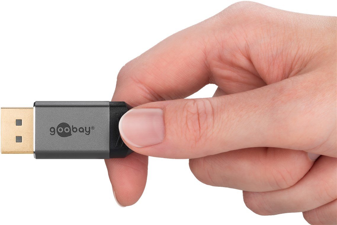 Cable Goobay Plus Displayport > Hdmi , 3,00m 4k @ 60hz 65270