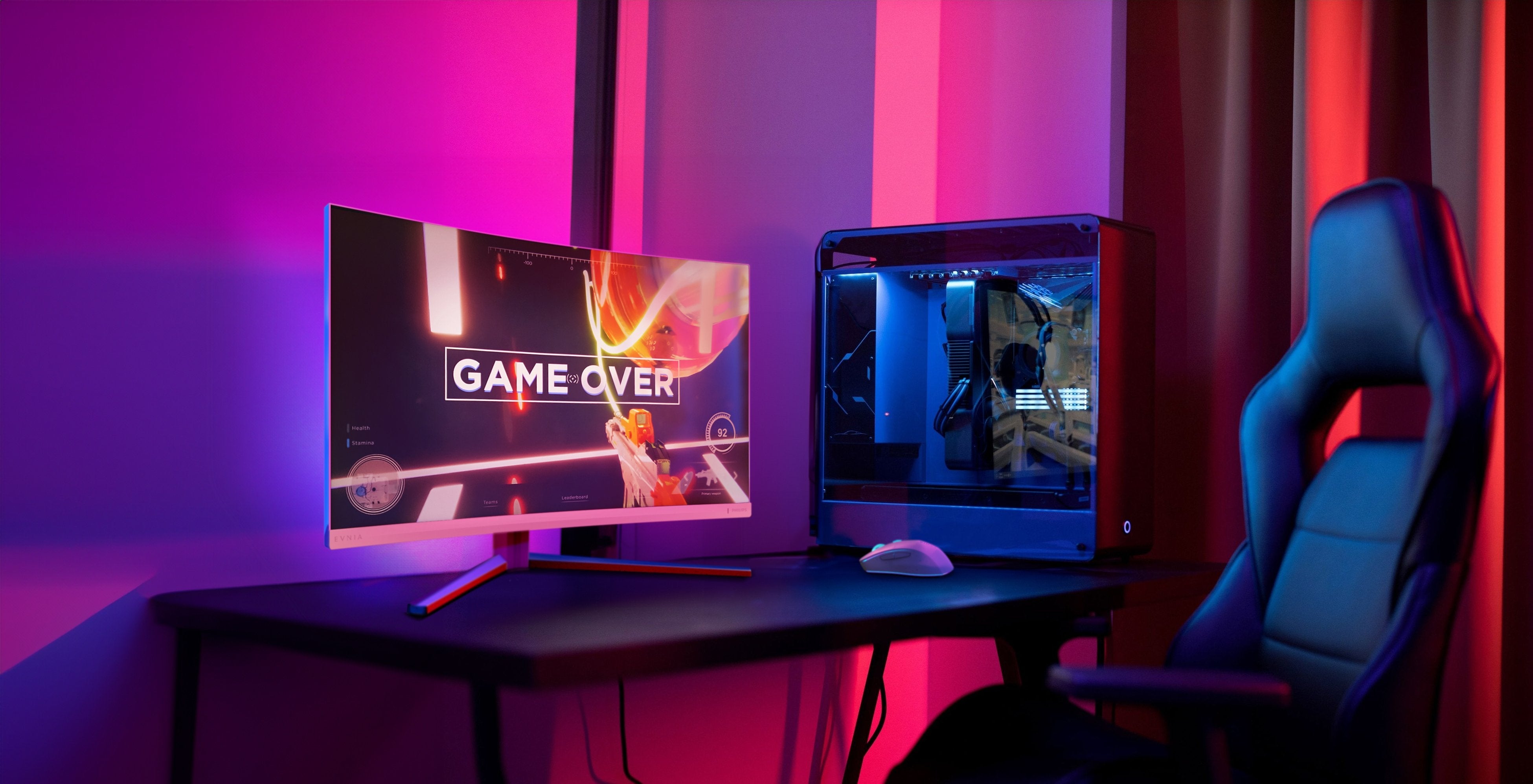 Monitor 31.5 Cala 32m2c5501 Curved Va 180hz Hdmix2 Dp Has Ambiglow