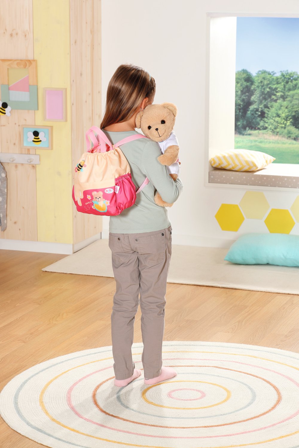 Mochila De Osito Baby Born® De Zapf Creation (Amarillo) 834831