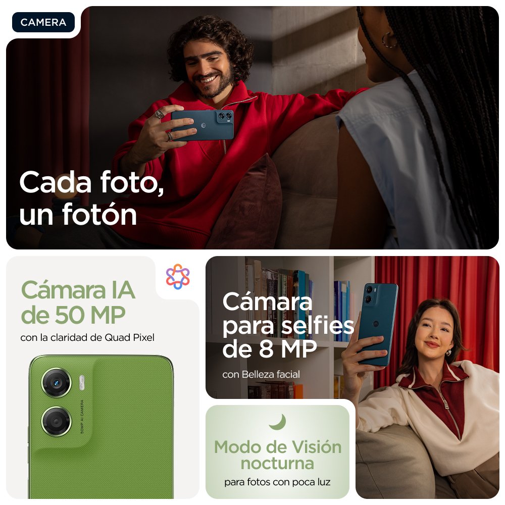 EAN 840493601649 - Motorola moto g06 17,5 cm (6.88") SIM doble Android 15 4G USB Tipo C 4 GB 64 GB 5200 mAh Verde imagen 13