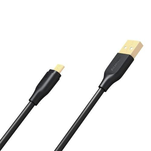 Aukey Cb-Md1 Cable Usb 1 M Usb 2.0 Usb A Micro-Usb B Negro