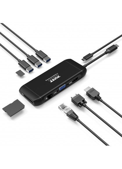 Port Designs 901913 Interface Hub Usb 2.0 Type-C 5000 Mbit/S Black