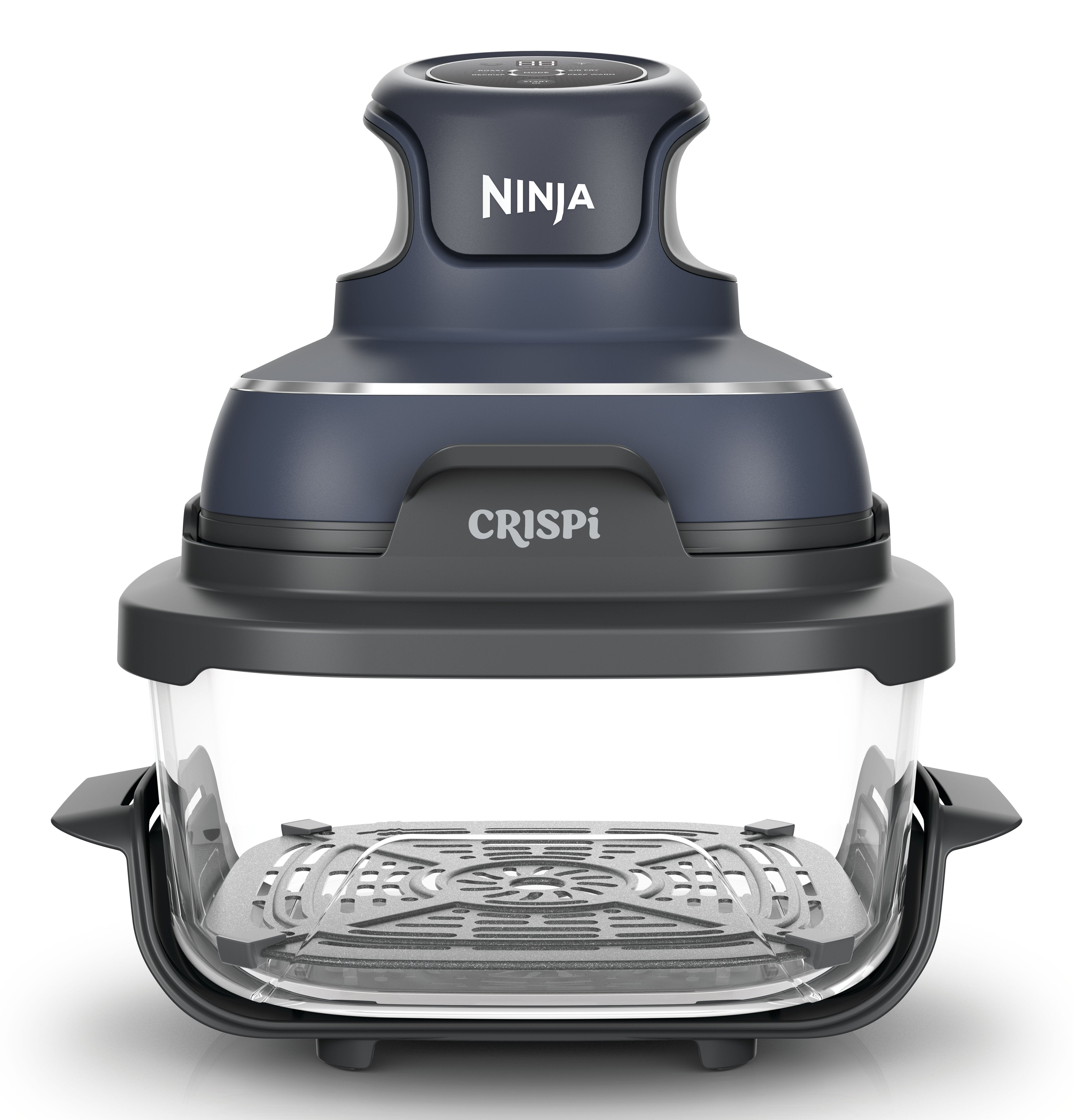 EAN 0622356307741 - Ninja CRISPi Sencillo 3,8 L 1700 W Freidora de aire caliente Azul, Gris, Transparente imagen 1