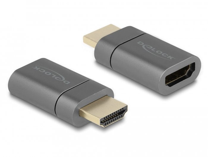 Delock Adaptador Hdmi Macho A Hembra 8k 60 Hz Magnético