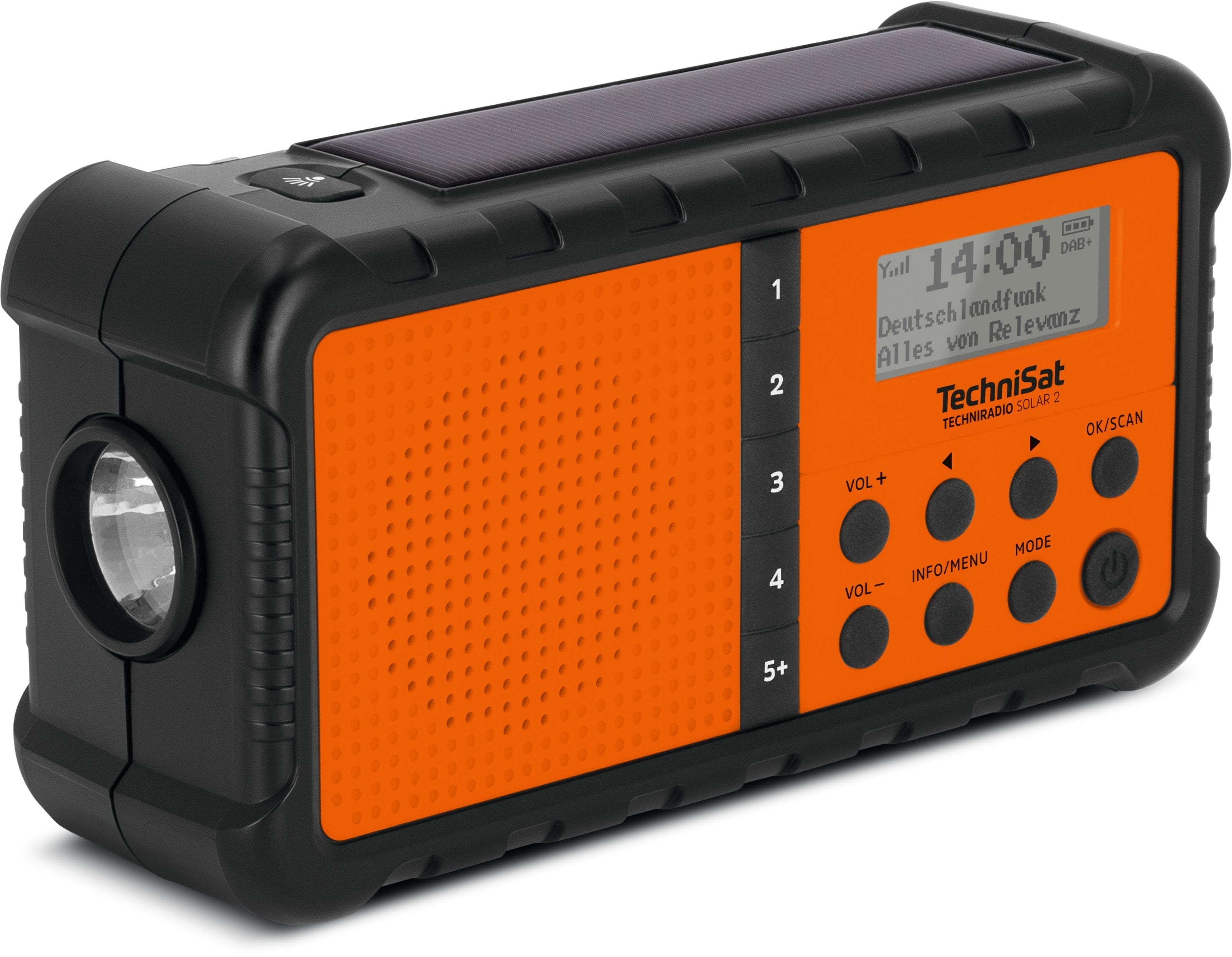 Technisat Techniradio Solar 2 Schwarz/Orange