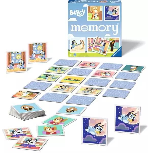 Ravensburger Memory - Bluey, Memorial Game 22646