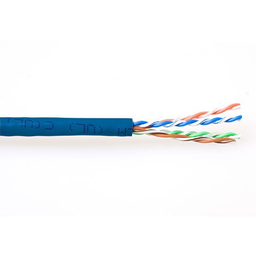 Bobina Cat 6 U/Utp  305m Flexible Azul, Awg24 Cu Pvc   Act