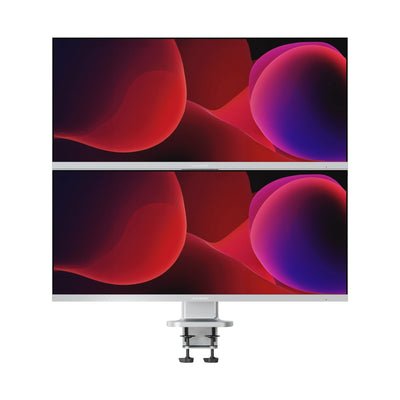 Alogic Elevate 34  Dual Vertical Monitor Stand Silver