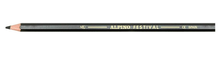 Alpino Lápices De Color Festival Caja De 12 Negro