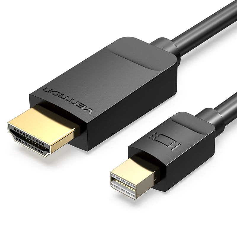 EAN 6922794733251 - Vention HABBH adaptador de cable de vídeo 2 m Mini DisplayPort HDMI Negro imagen 1