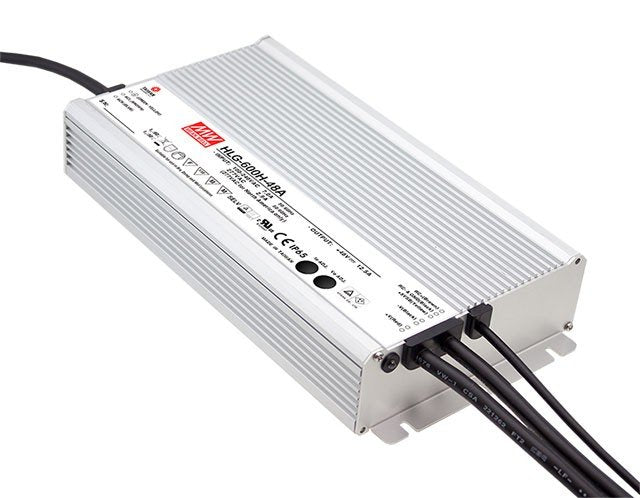 Meanwell Hlg 48a Controlador Led Transformador Led Tensión Constante Corriente Constante 12.5 A 48 - Pc-/Server Fuente De Alimentación - 600 W