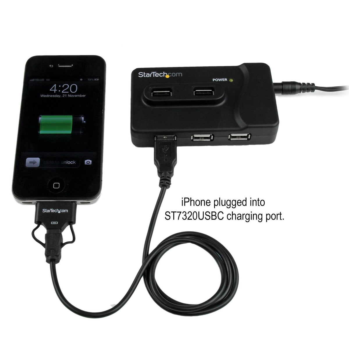 EAN 0065030847865 - StarTech.com ST7320USBC USB 3.2 Gen 1 (3.1 Gen 1) Type-B 4800 Mbit/s Negro imagen 5