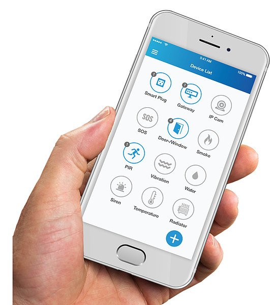 Sistema De Alarma Olympia Prohome 8762 Wlan/Gsm, Blanco