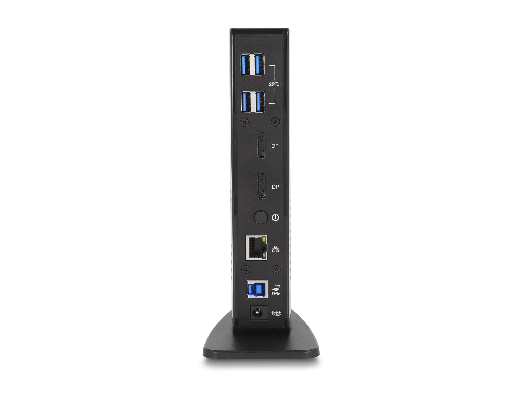 D Delock Dockingstation 4xusb3.2 2xdisplayport 4k Rj45 Ethernet Audio Negro