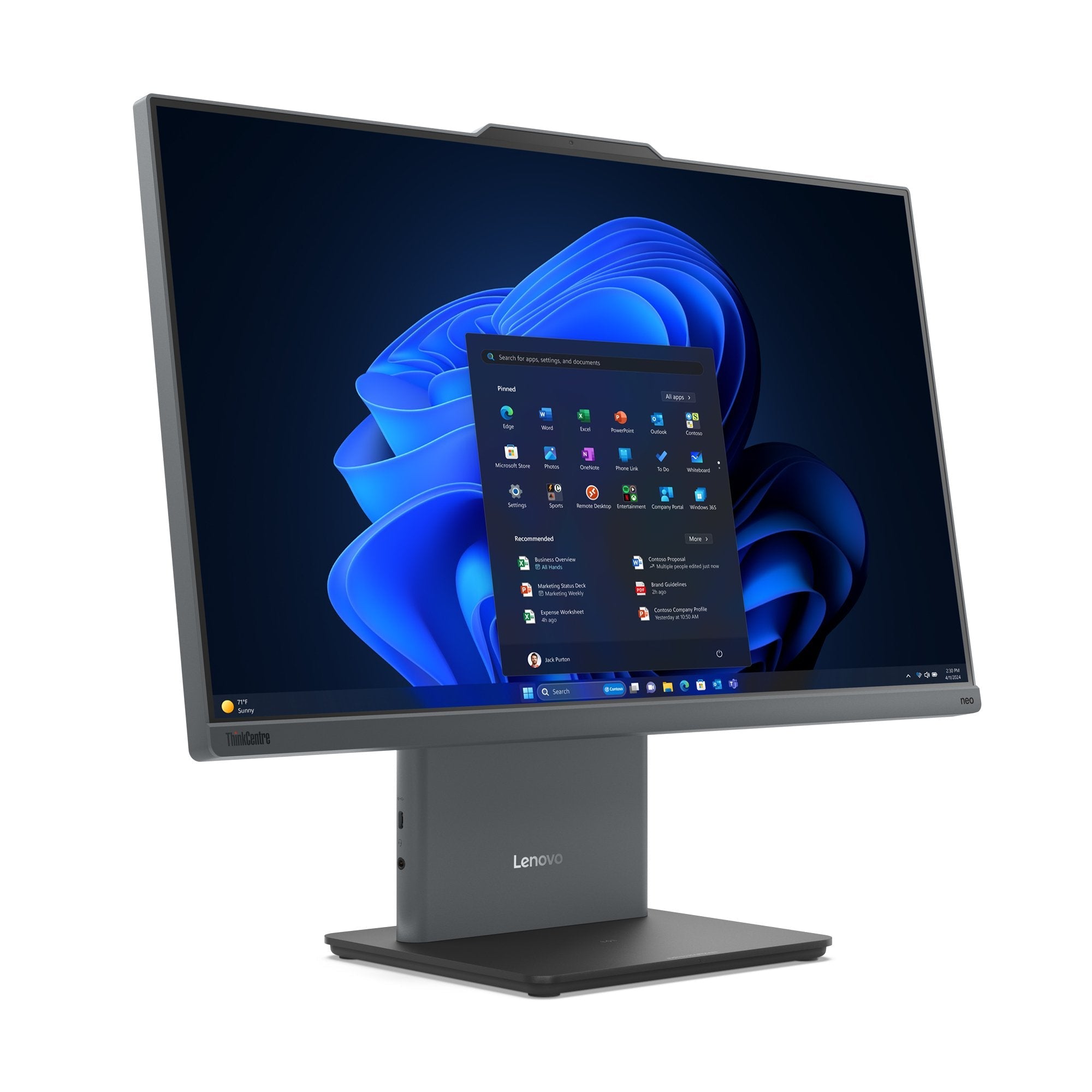 Lenovo Thinkcentre Neo 50a 24 G5 Aio 12sc Intel Core I5-13420h 16gb Ddr5 512gb Ssd Nvme Wlan Windows 11 Pro