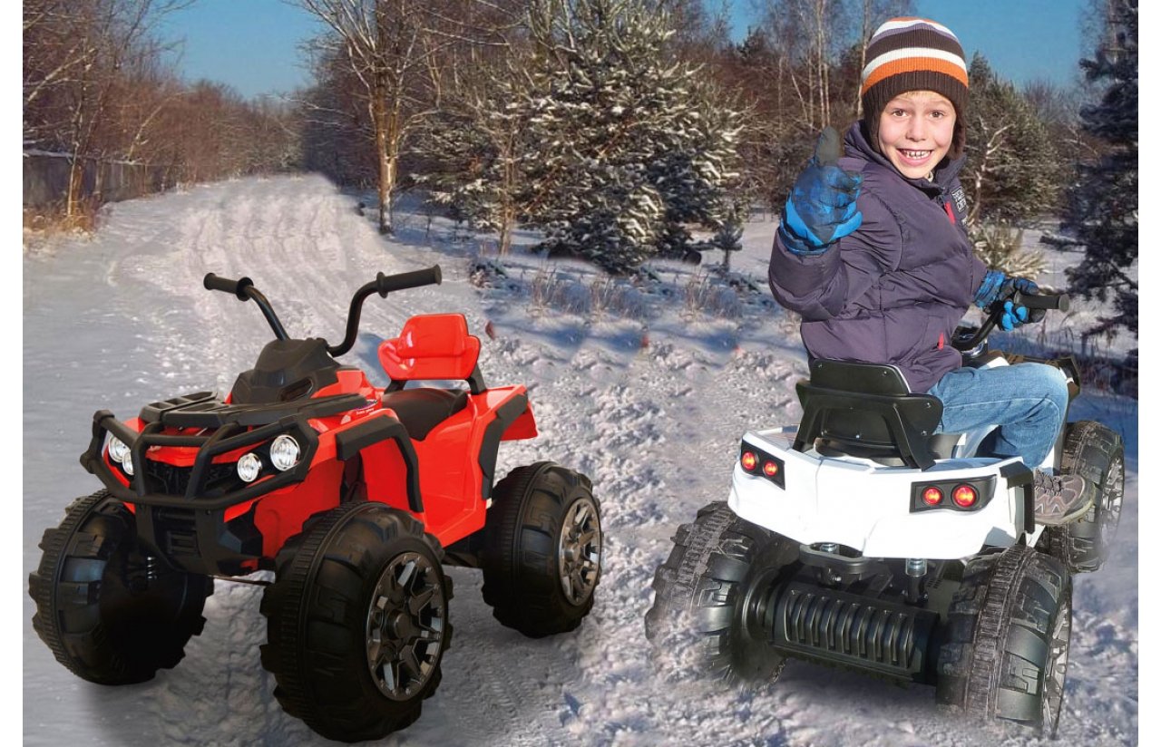 Jamara Correpasillos Protector Quad, Vehículo Infantil Blanco, 12 V