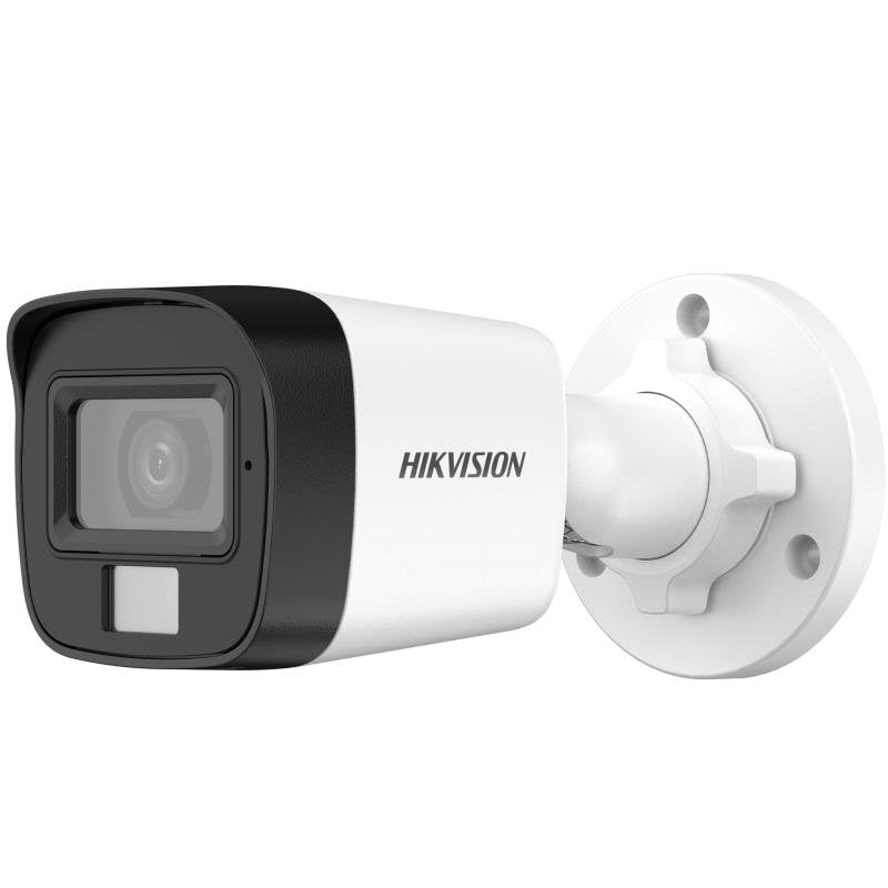 Hikvision Ds-2ce16u0t-Lf(2.8mm) Cámara Mini Bullet Fija 4k Con Luz Híbrida Inteligente