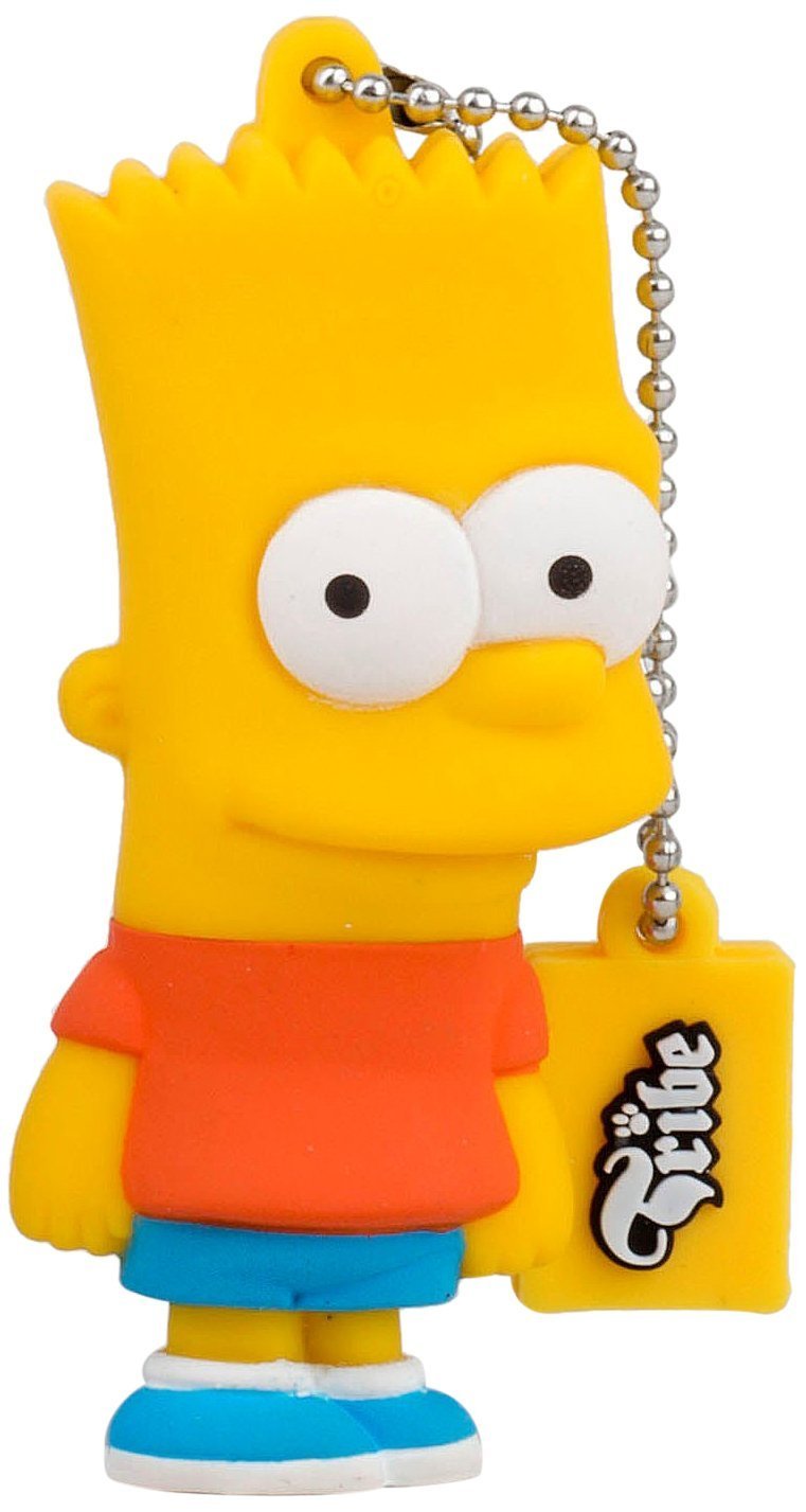 Pendrive Tribe Silver Ht 8gb The Simpsons Bart