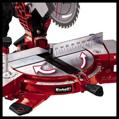 Sierra Tronzadora E Ingletadora De Batería Einhell Te-Ms 18/210 Li-Solo, 18 Voltios (Rojo/Negro, Sin Batería Ni Cargador) 4300890