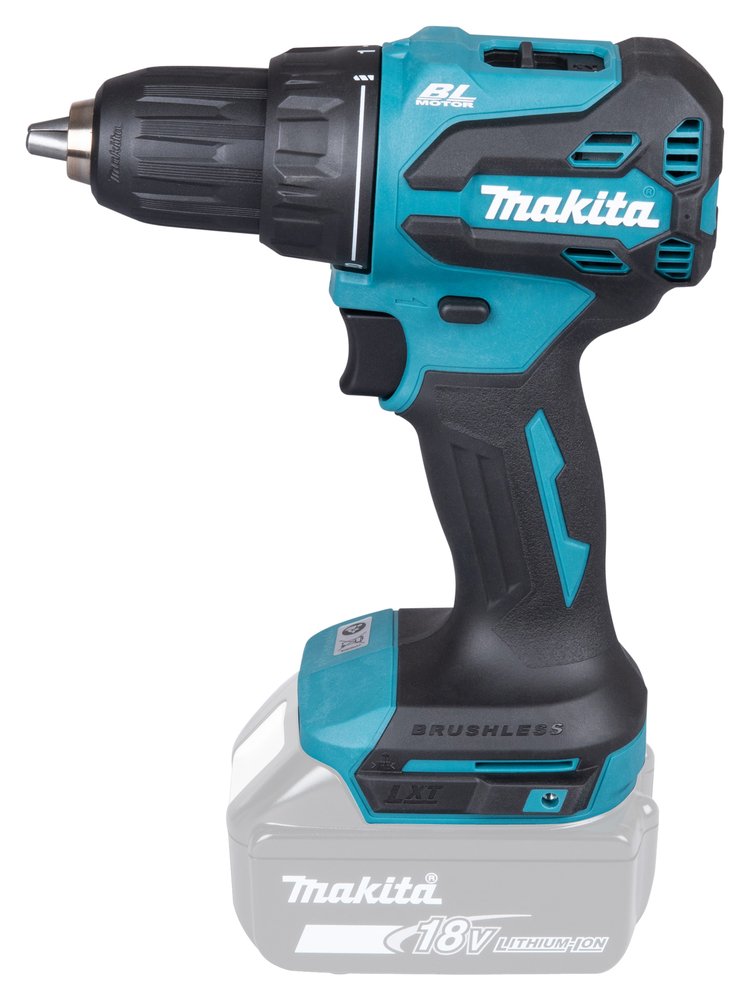 EAN 0197050009845 - Makita DDF490Z taladro 1900 RPM Sin llave 1,7 kg Azul, Negro imagen 2