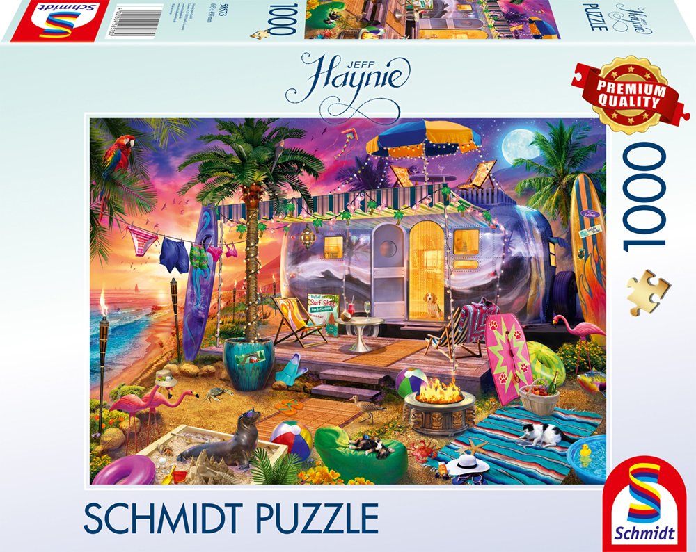 Juegos De Schmidt Jeff Haynie: Con La Caravana Junto Al Mar, Puzzle 1000 Parts 58573