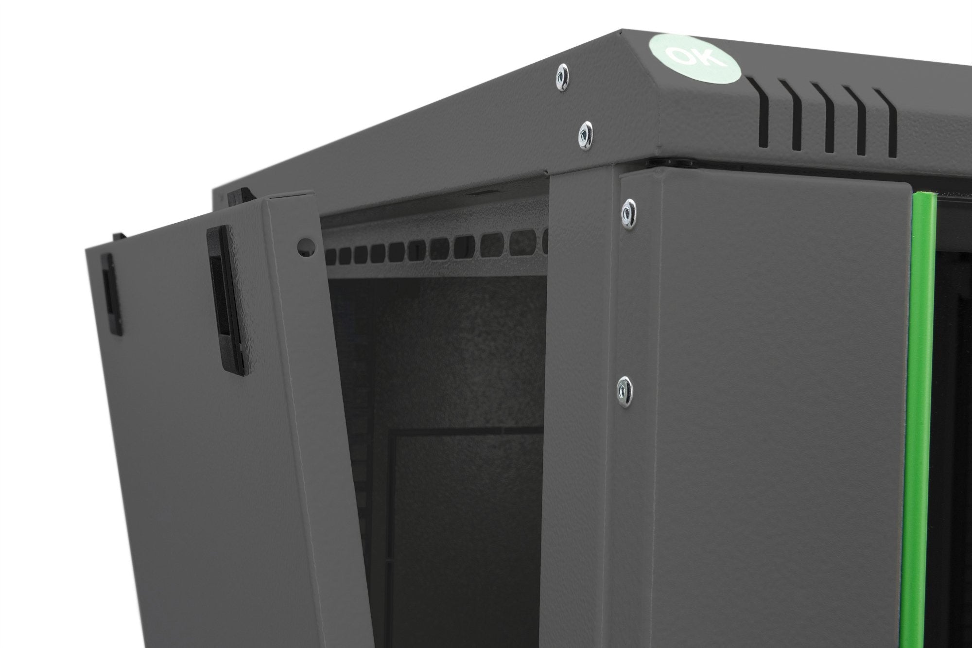 EAN 4016032257806 - Digitus DN-19 09U-6/6-EC-SW armario rack 9U Bastidor de pared Negro imagen 9