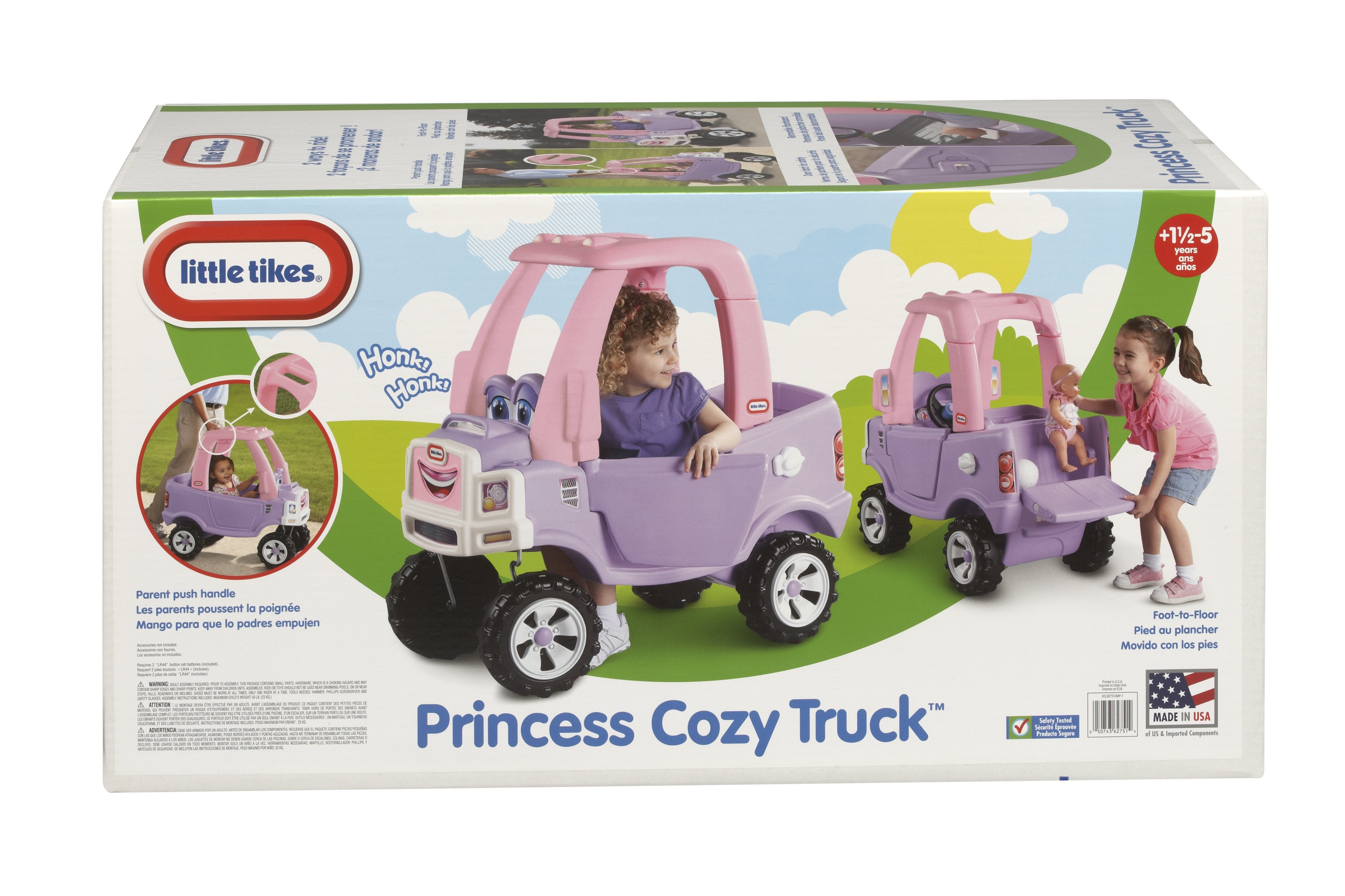 EAN 0050743627514 - Little Tikes Cozy Truck Princess Correpasillos con forma de coche imagen 13