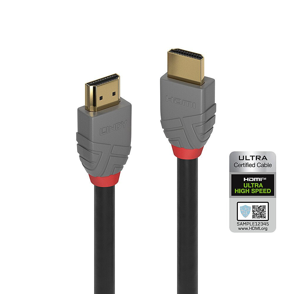 Cable Hdmi Lindy Ultra High Speed 0,5 M, Línea Anthra