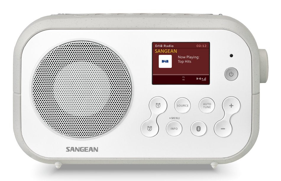 EAN 4711317995311 - Sangean DPR-42BT Portátil Analógico y digital Gris, Blanco imagen 1