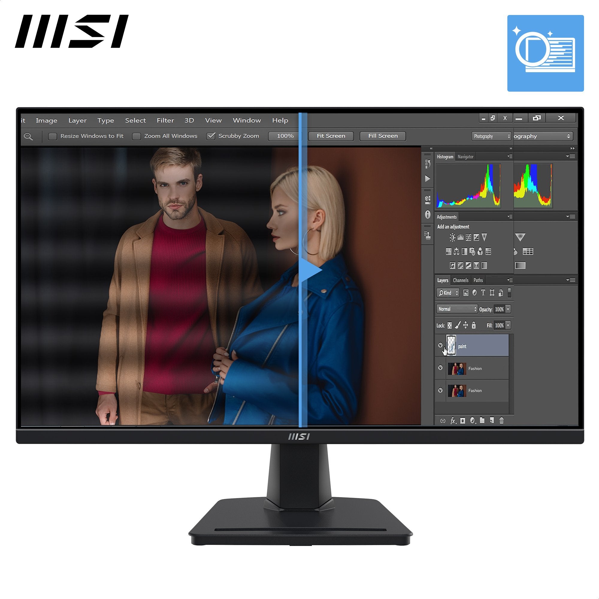 EAN 0824142363218 - MSI Pro MP245G pantalla para PC 60,5 cm (23.8") 1920 x 1080 Pixeles Full HD LCD Negro imagen 5