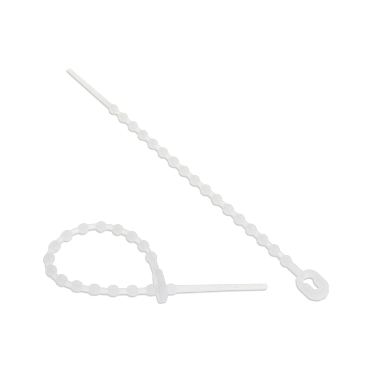 Inline Ball Sujetacables Blanco Longitud 100mm 100uds