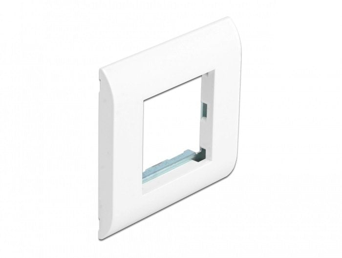 Easy 45 Modulträger Mit Abdeckrahmen 80 X 80 Mm Weiss