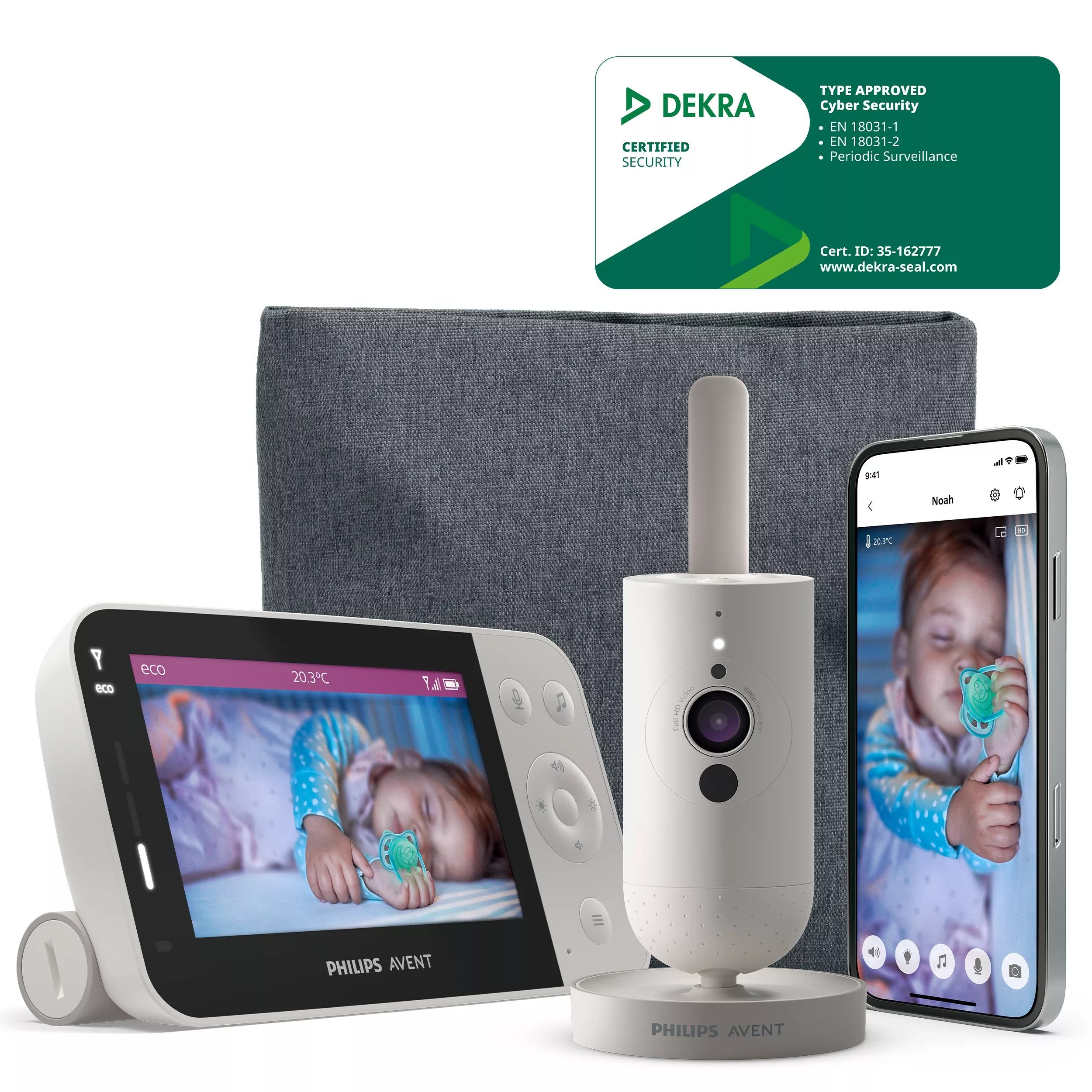 Philips Babyphone Scd953/26 / Avent Connected Videophone Scd953 Gris